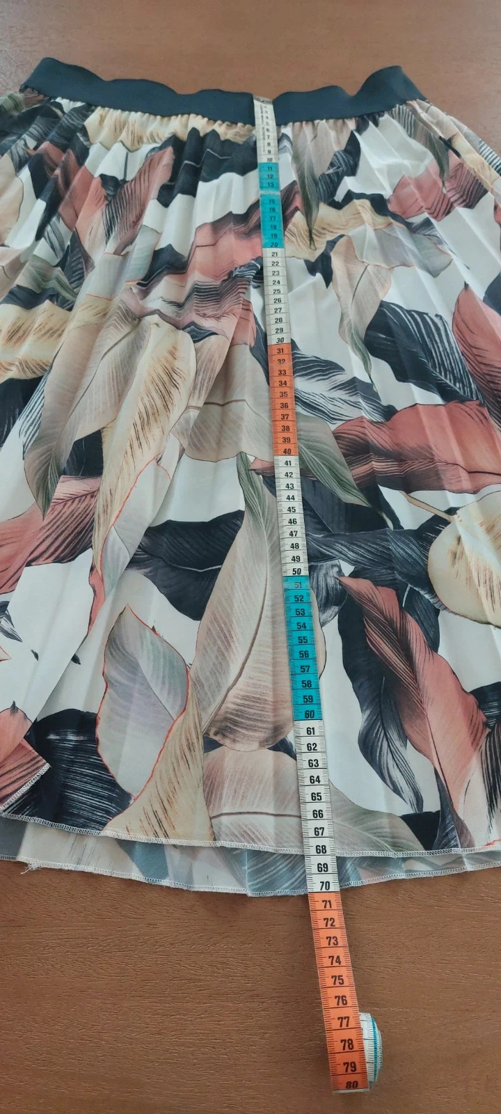 Jupe plissée midi à motif tropical Lc Waikiki - Taille 40 (L) – photo 9